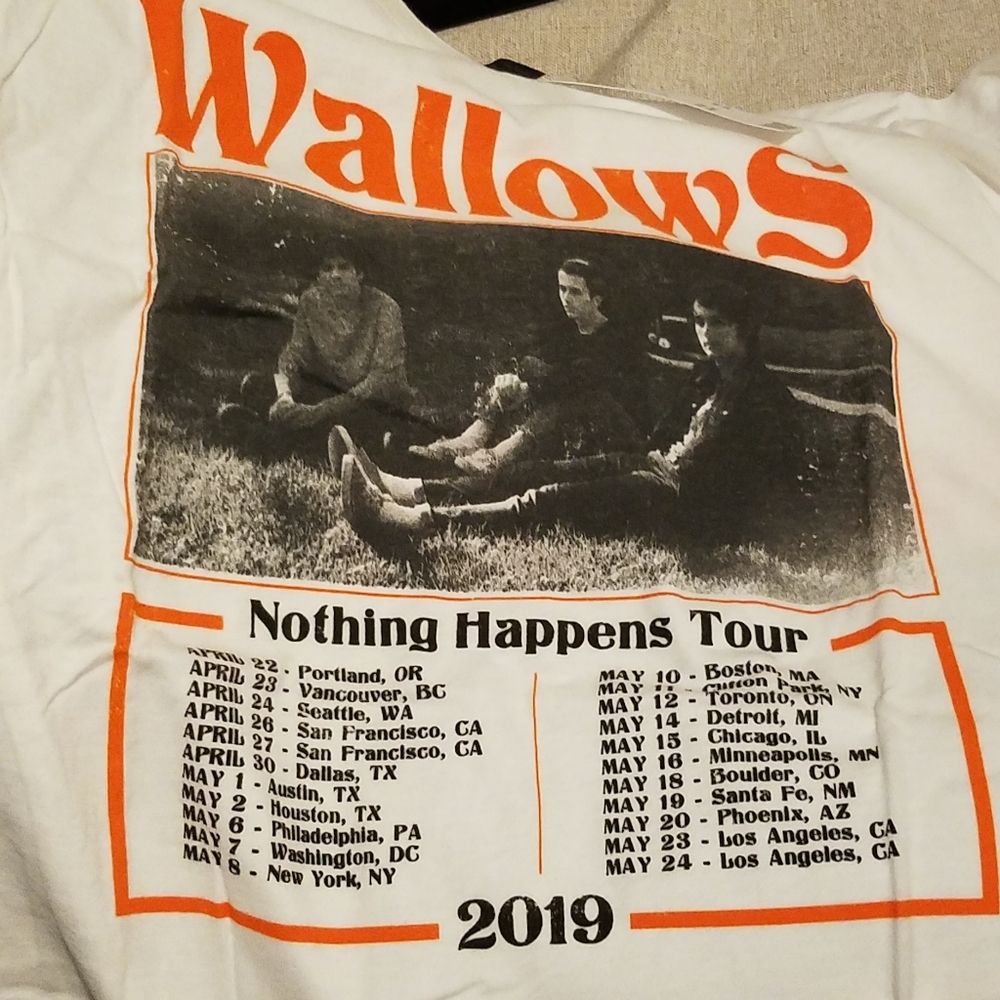 New Wallows Band Music Tour T-shirt